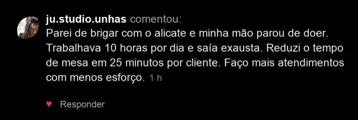 Depoimento de aluna