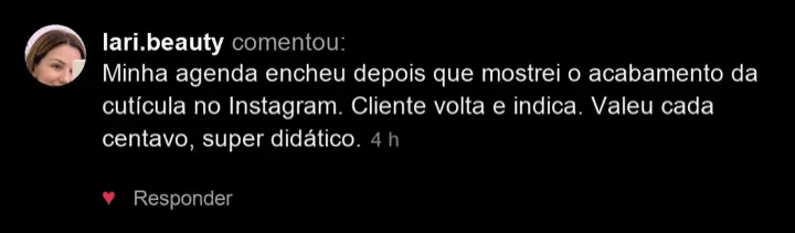 Depoimento de aluna