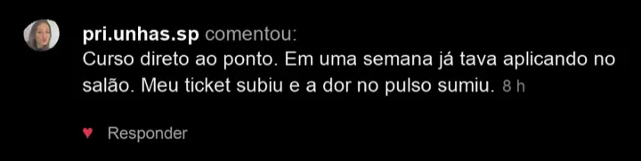 Depoimento de aluna